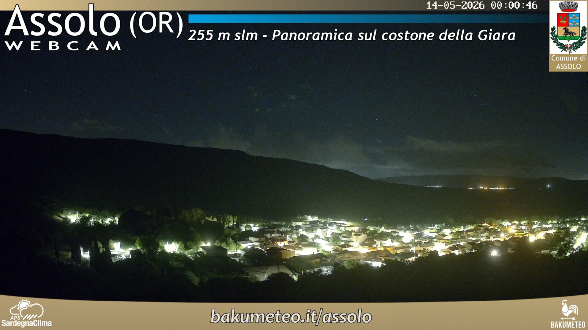 time-lapse frame, Assolo webcam