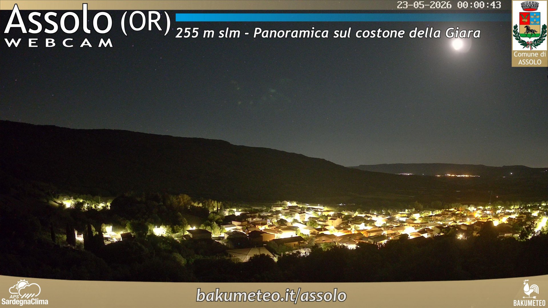 time-lapse frame, Assolo webcam