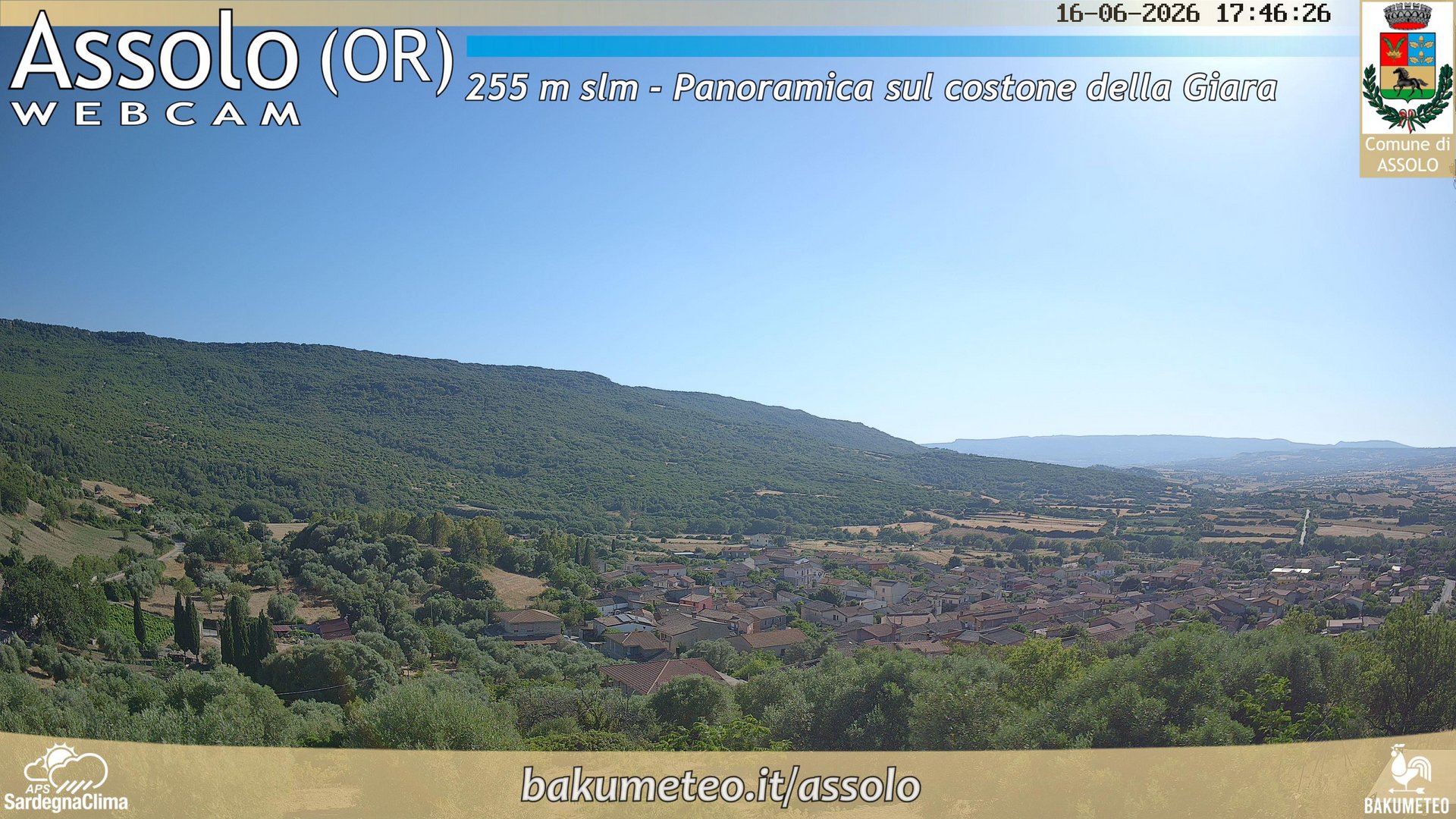 time-lapse frame, Assolo webcam