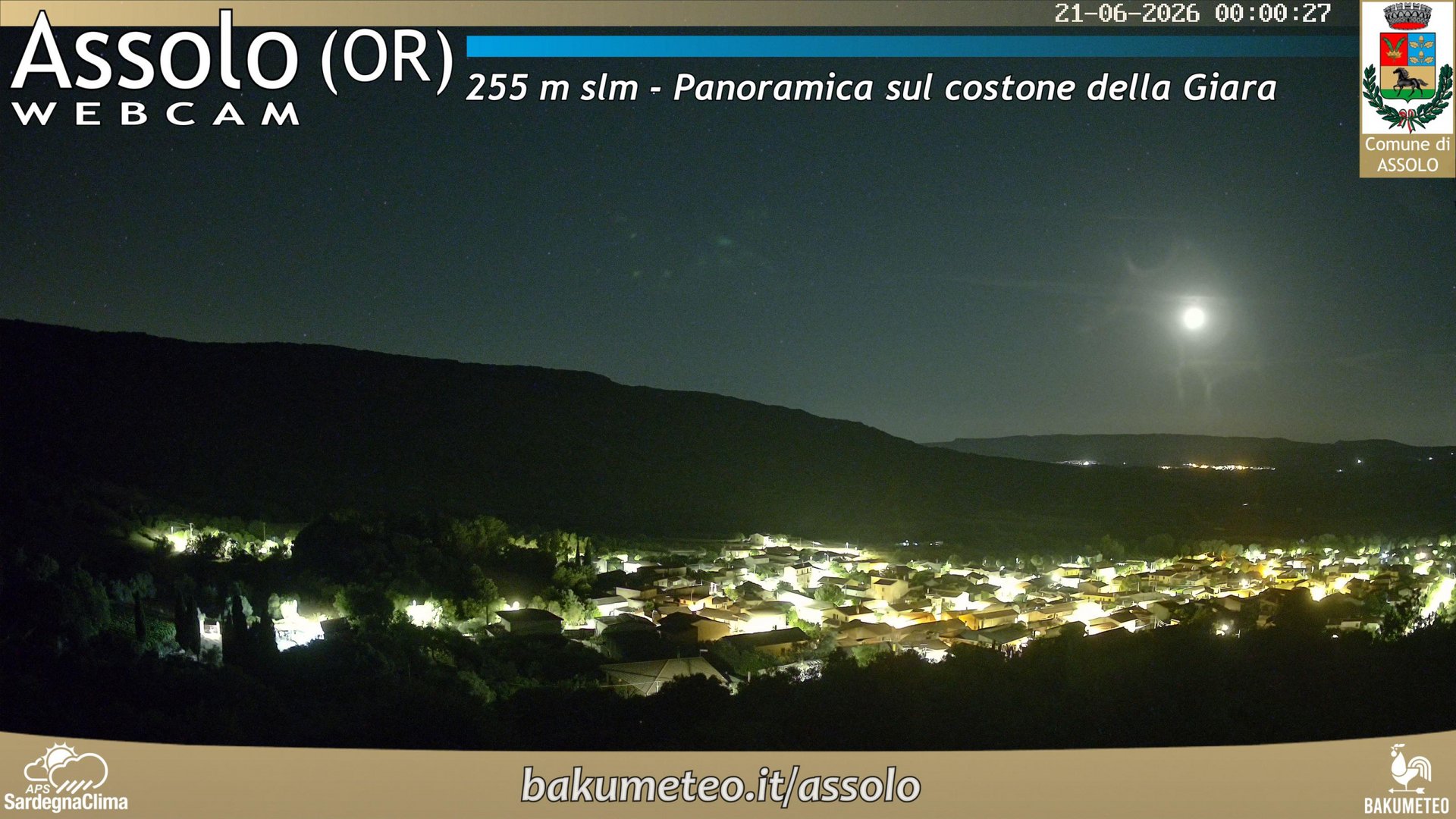 time-lapse frame, Assolo webcam