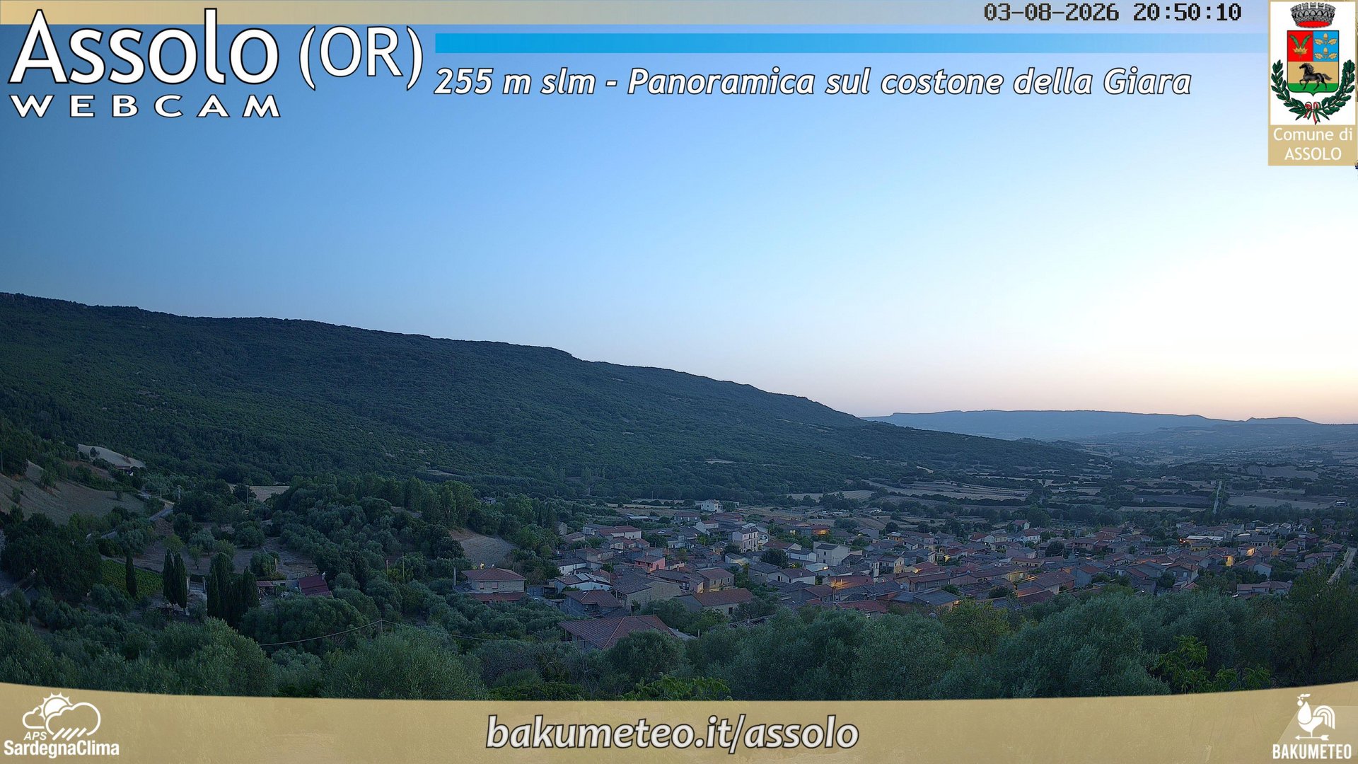 time-lapse frame, Assolo webcam