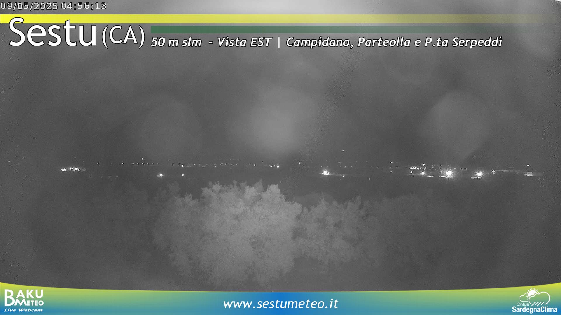 time-lapse frame, Sestu webcam
