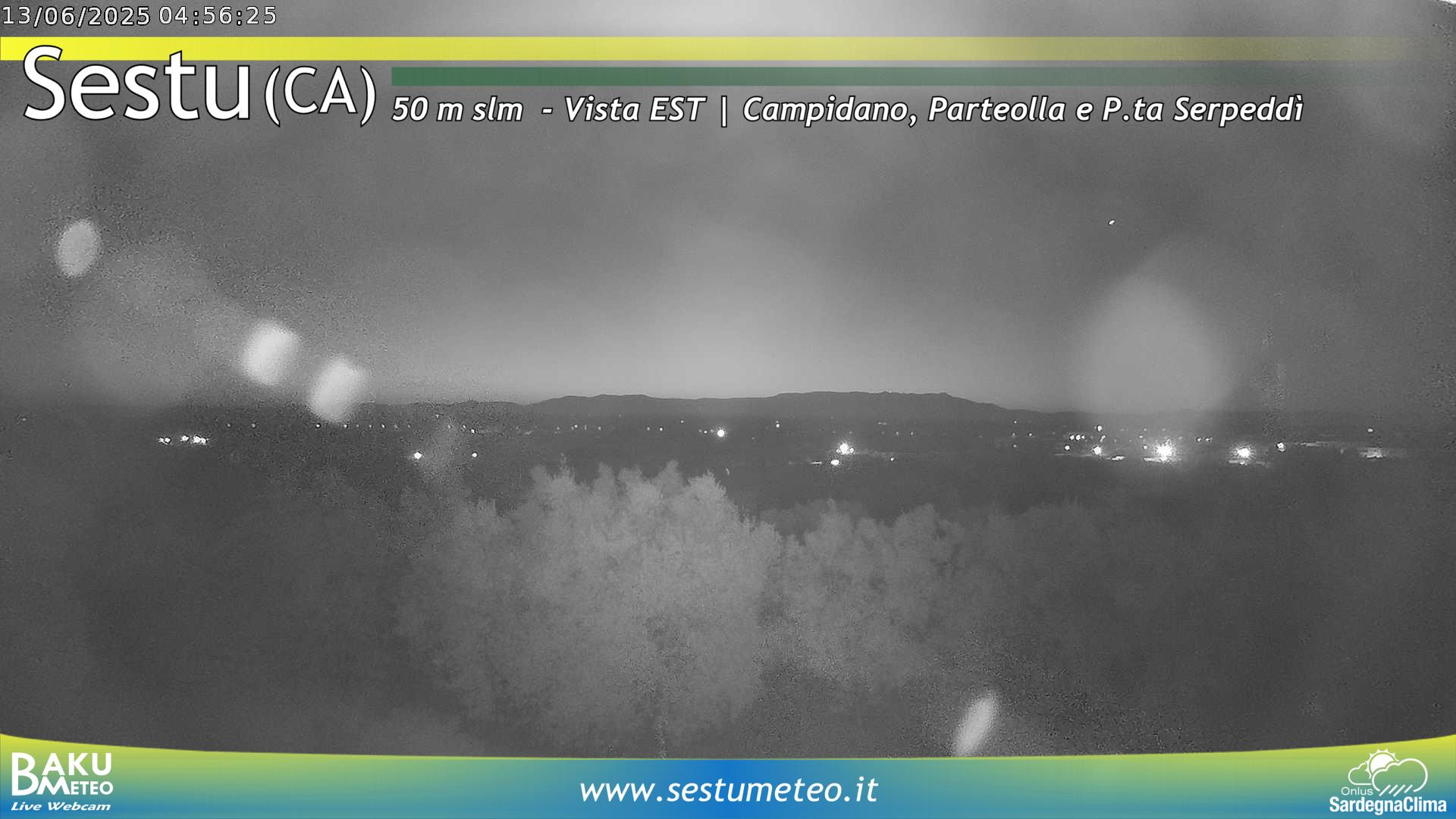time-lapse frame, Sestu webcam