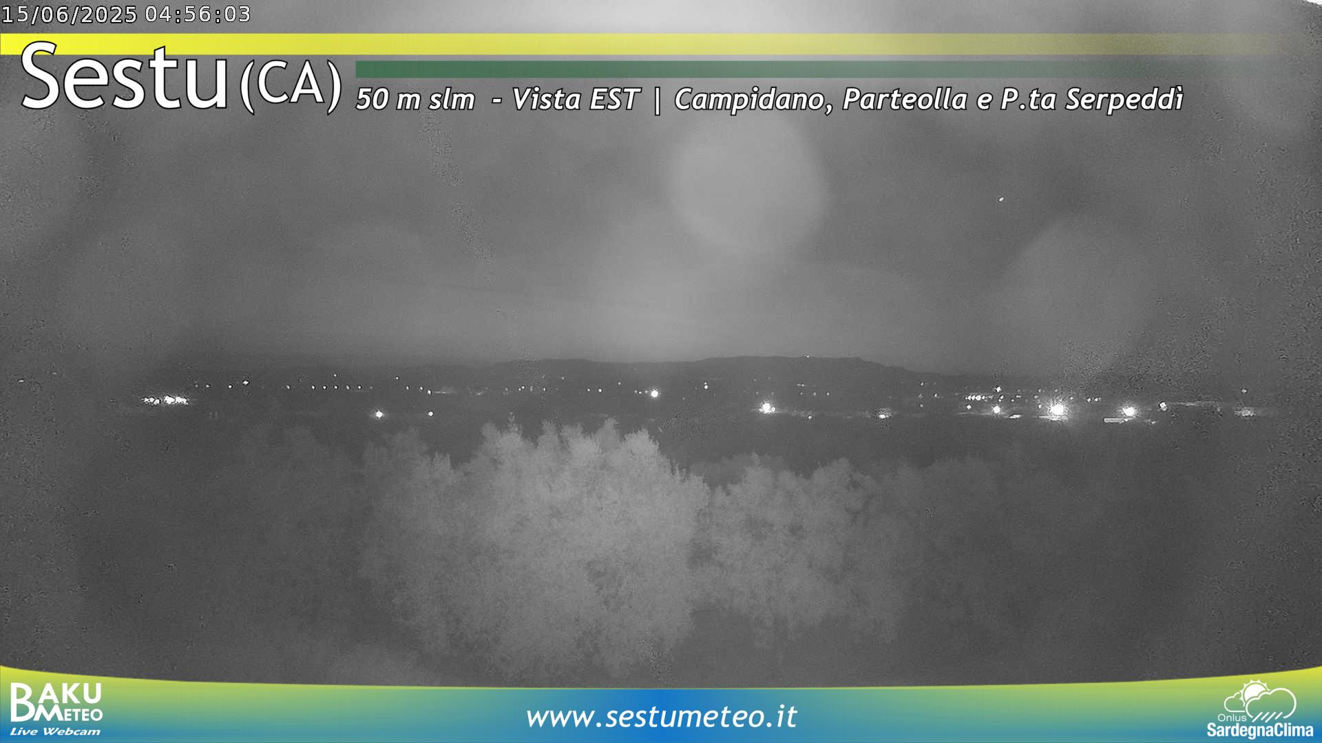 time-lapse frame, Sestu webcam