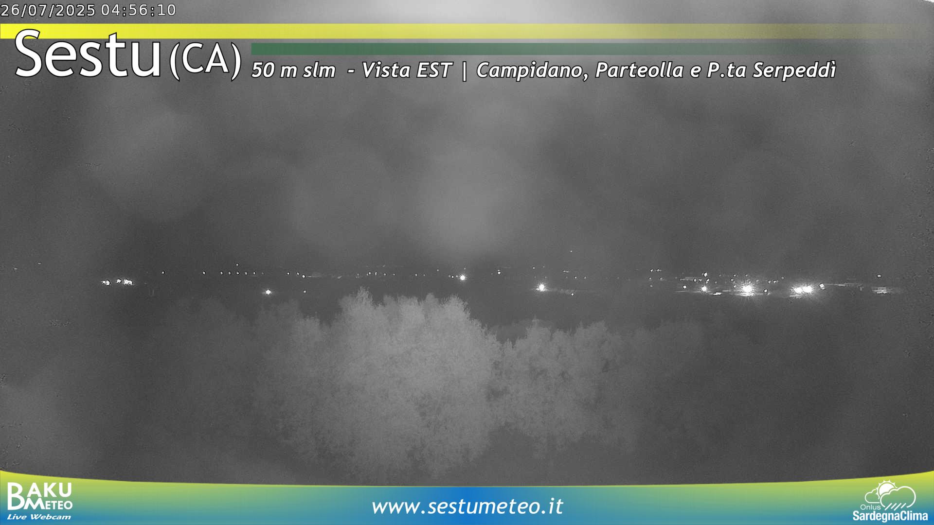 time-lapse frame, Sestu webcam