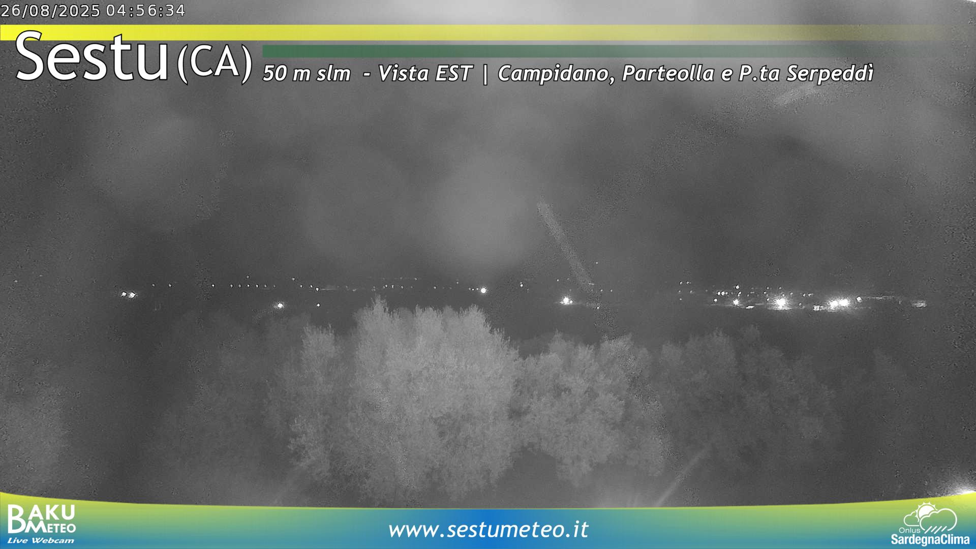 time-lapse frame, Sestu webcam
