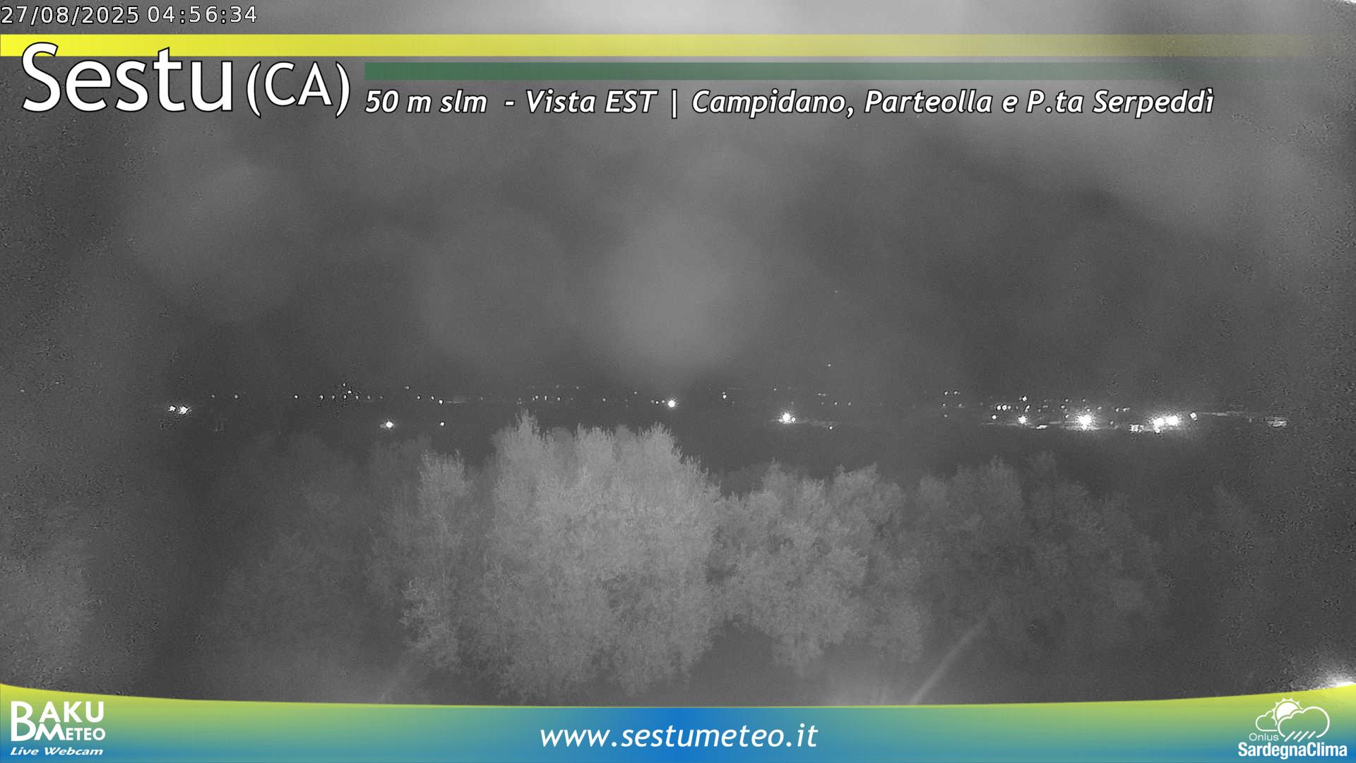time-lapse frame, Sestu webcam