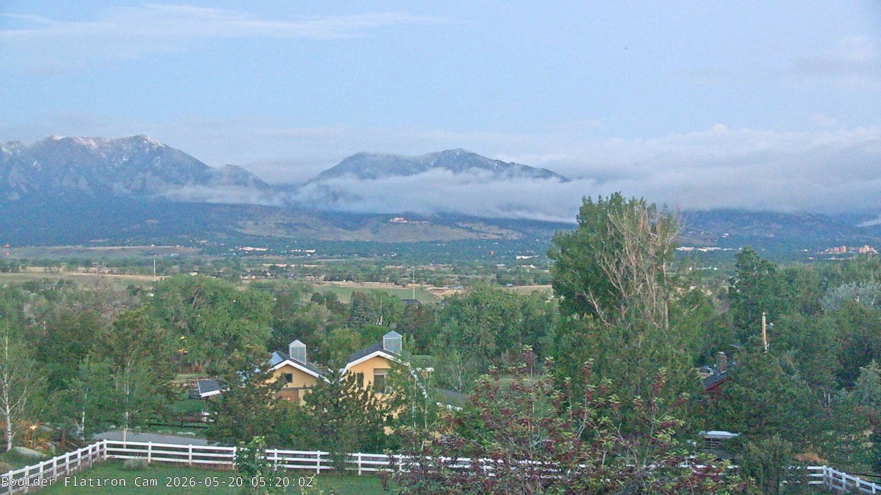 time-lapse frame, Louisville Flatirons time-lapse webcam