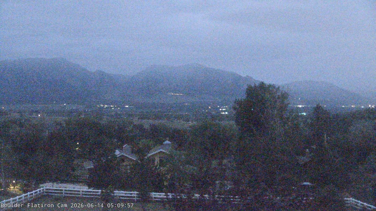 time-lapse frame, Louisville Flatirons time-lapse webcam
