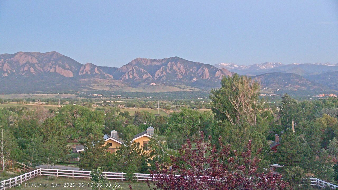 time-lapse frame, Louisville Flatirons time-lapse webcam