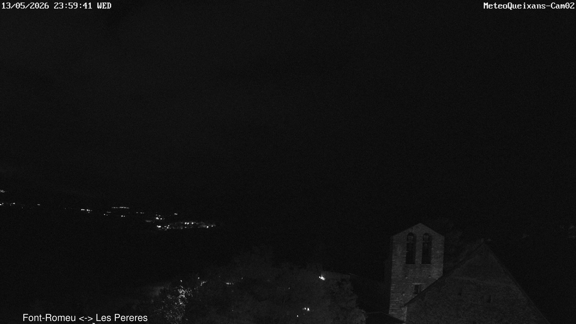 time-lapse frame, CAM02 - MeteoQueixans webcam