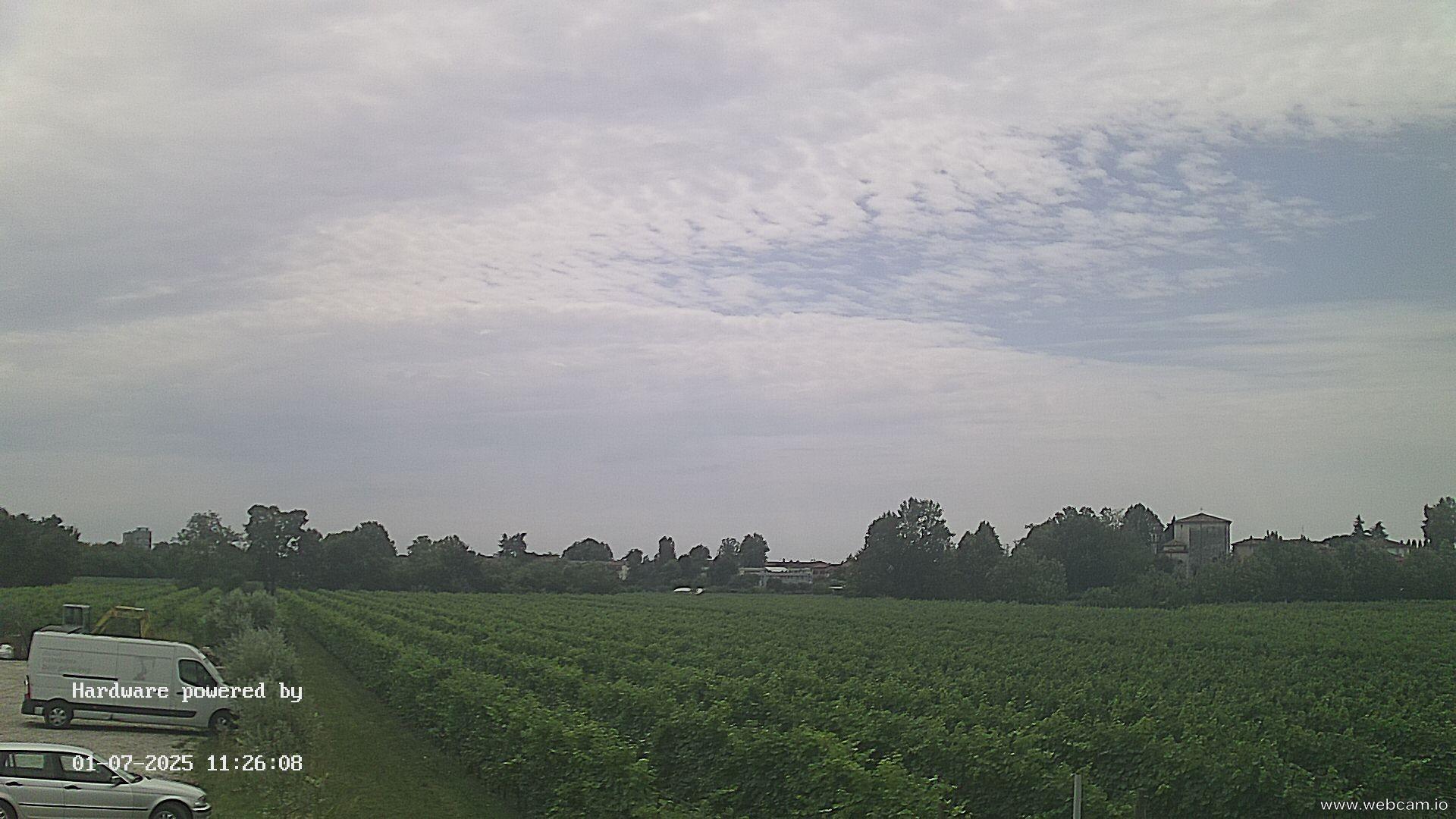 time-lapse frame, Webcam da Nuova Laneria - vista verso sud webcam