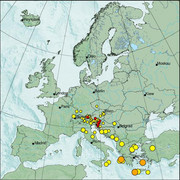 view from Erdbeben Europa on 2025-06-23
