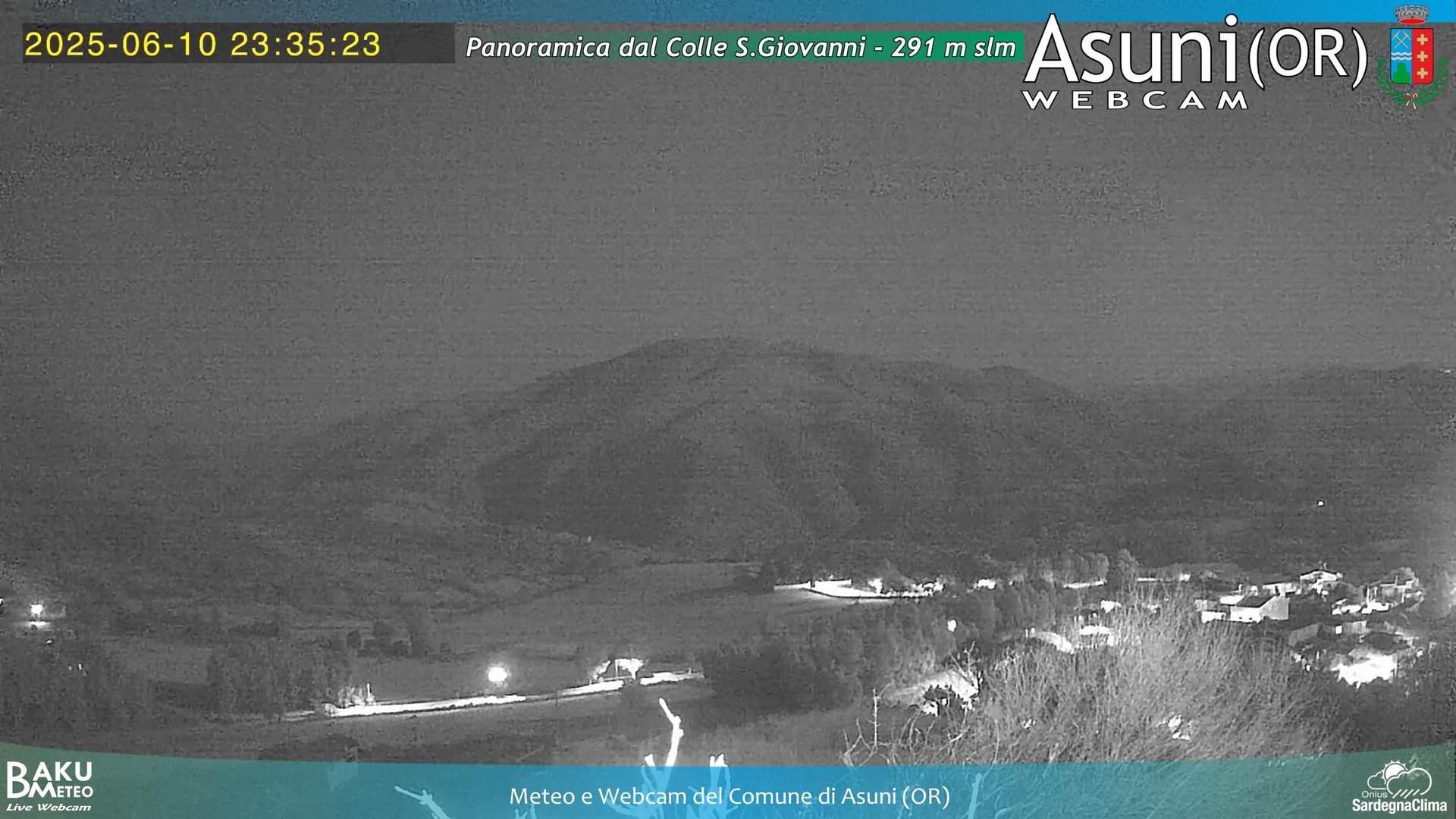 time-lapse frame, Asuni San Giovanni webcam