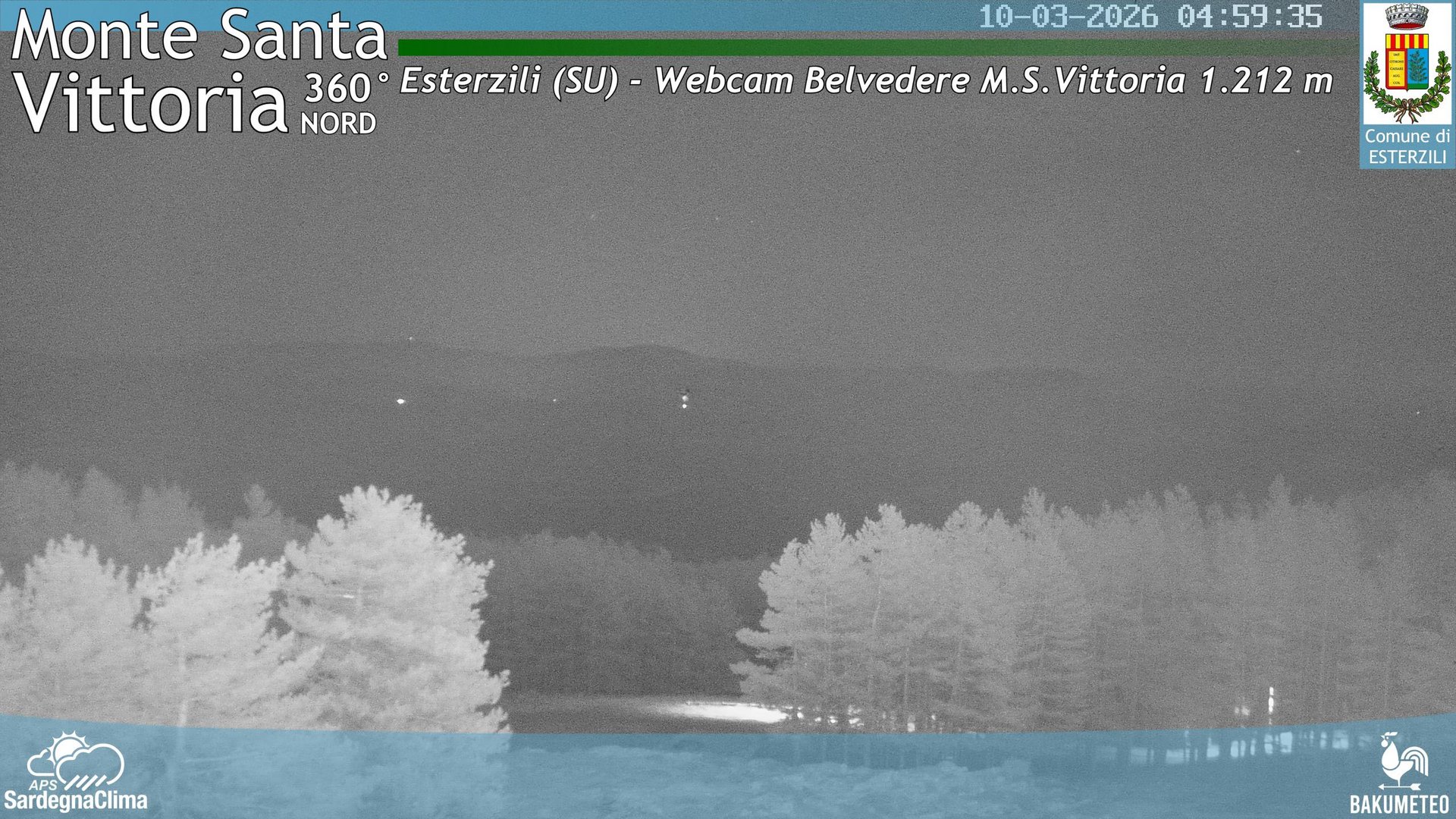 time-lapse frame, Asuni San Giovanni webcam