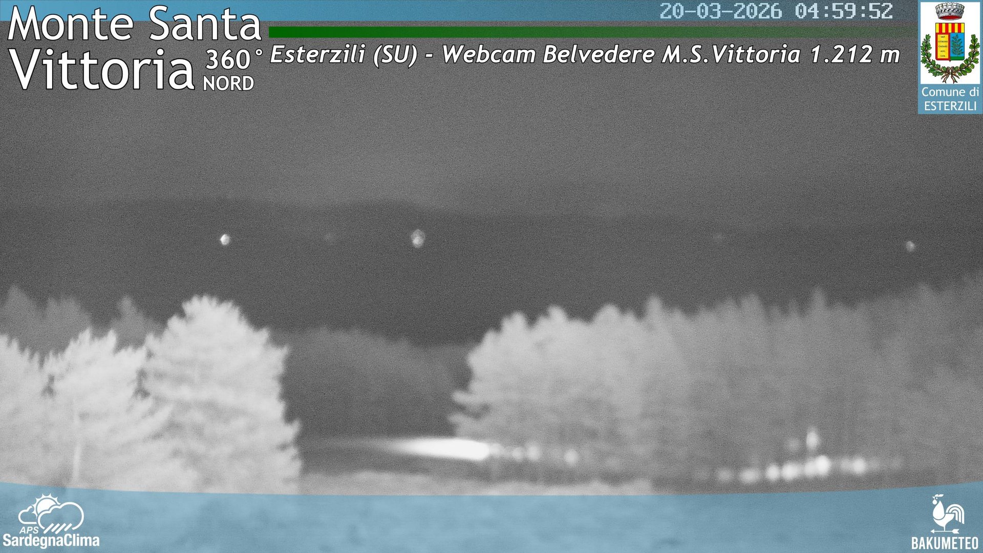 time-lapse frame, Asuni San Giovanni webcam