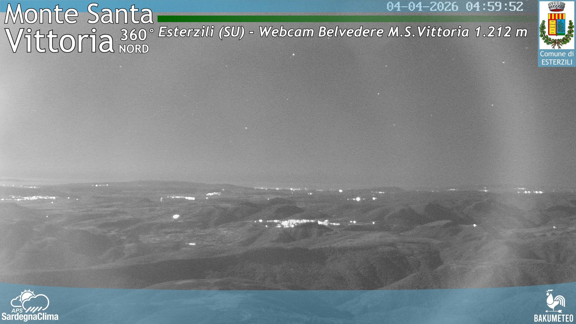 time-lapse frame, Asuni San Giovanni webcam