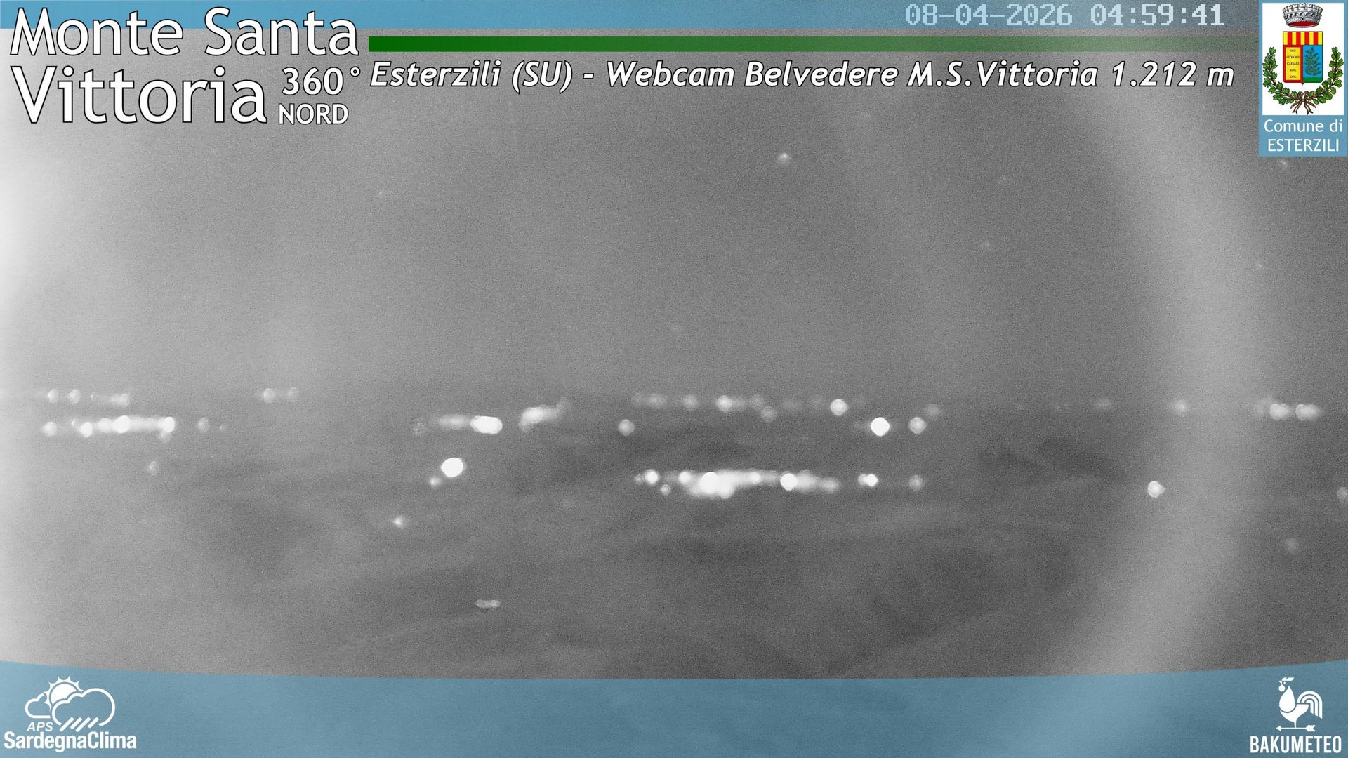 time-lapse frame, Asuni San Giovanni webcam