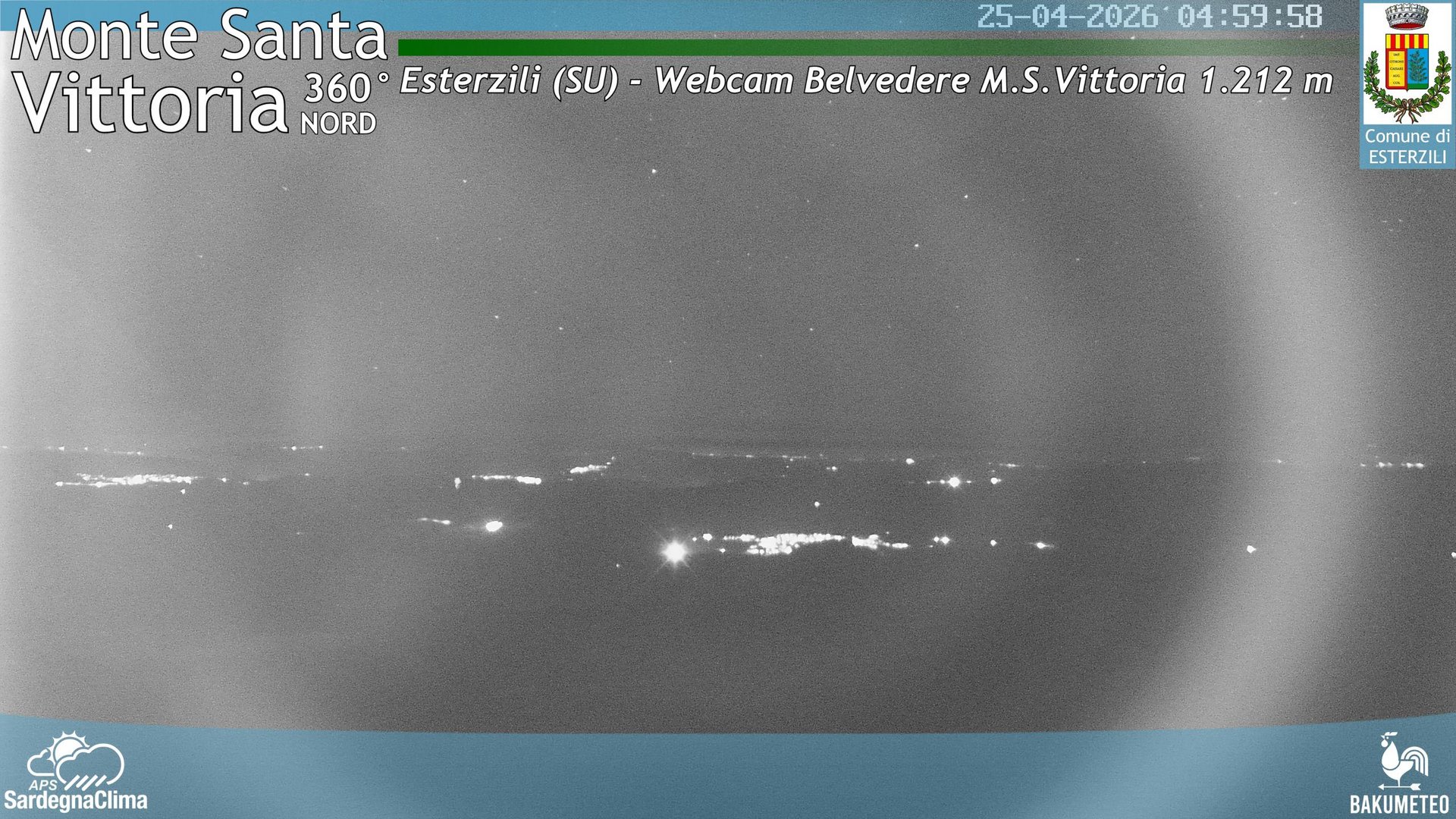 time-lapse frame, Asuni San Giovanni webcam
