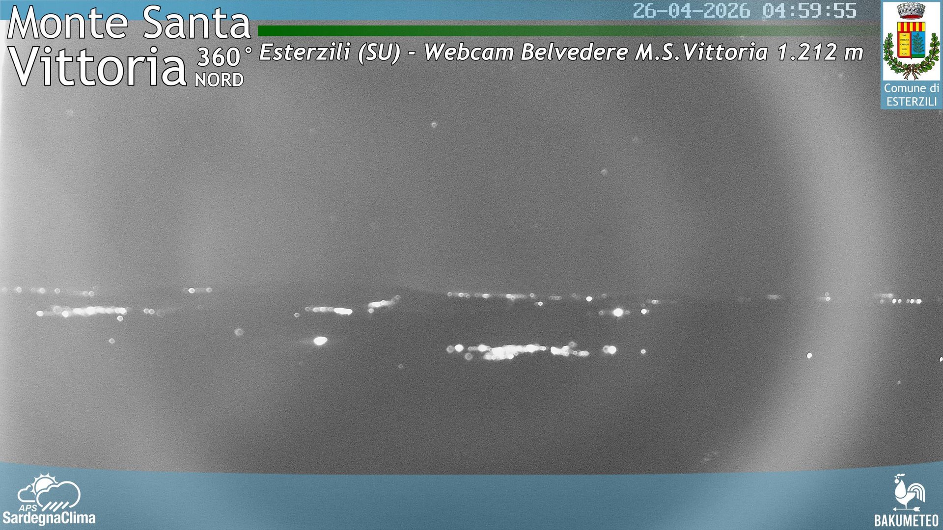 time-lapse frame, Asuni San Giovanni webcam