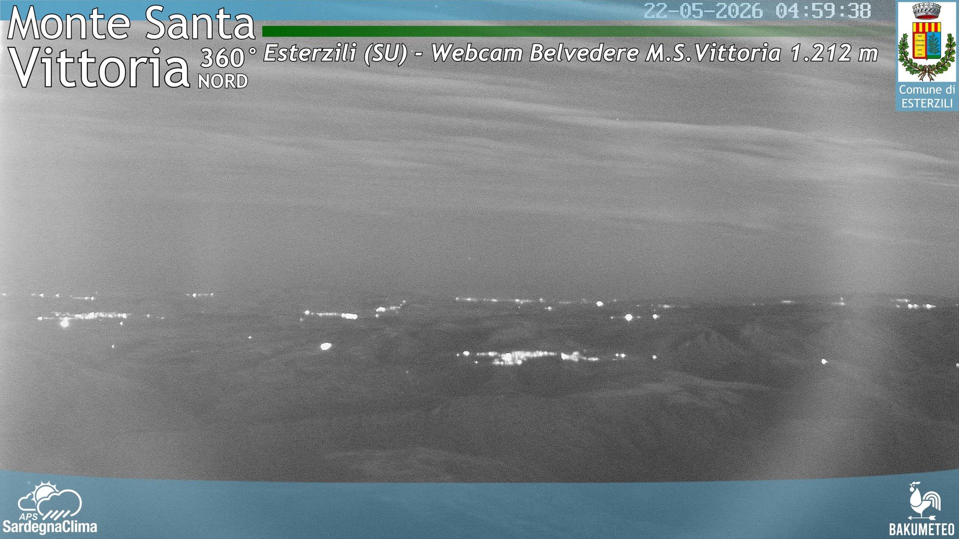 time-lapse frame, Asuni San Giovanni webcam