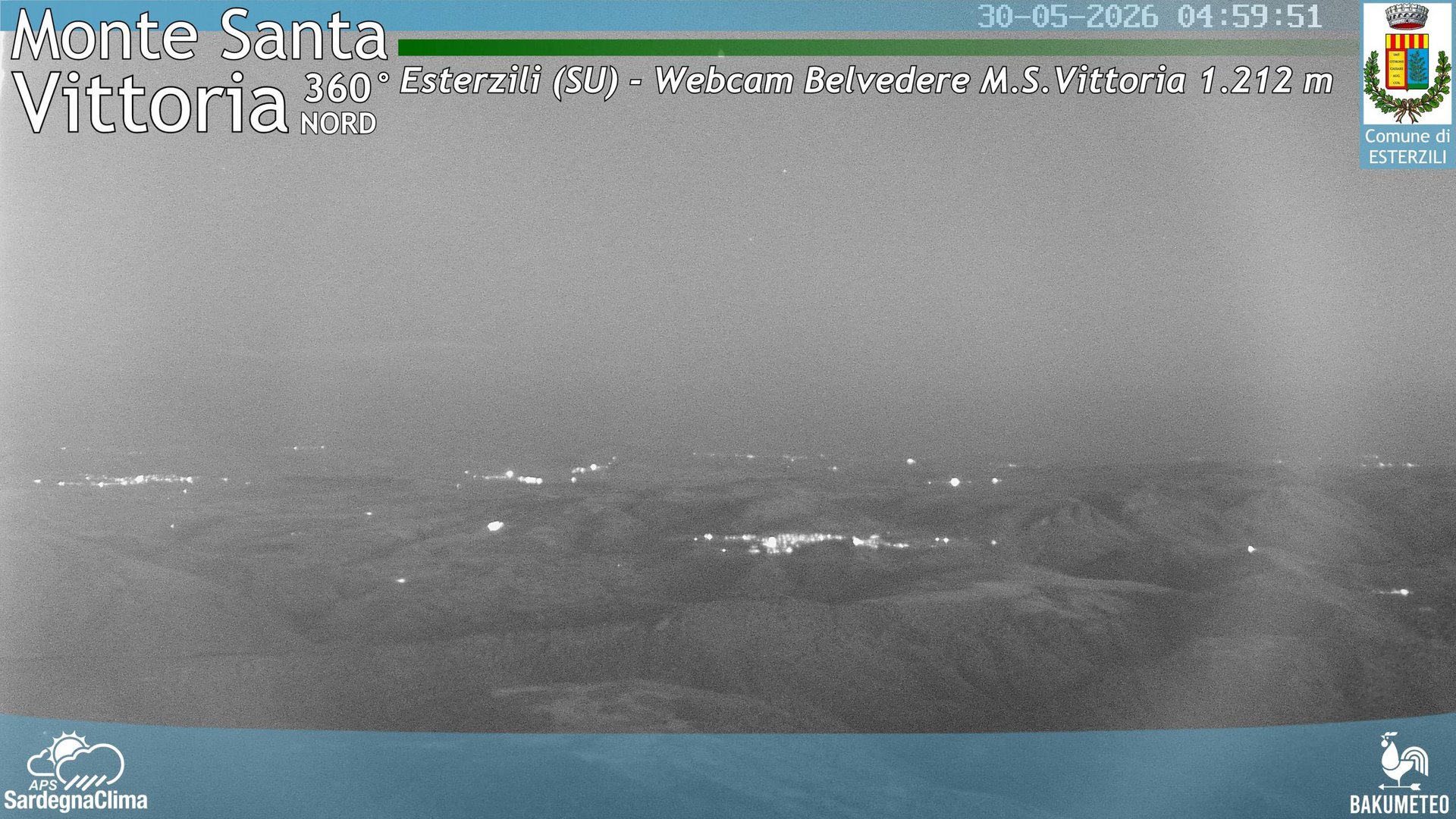 time-lapse frame, Asuni San Giovanni webcam