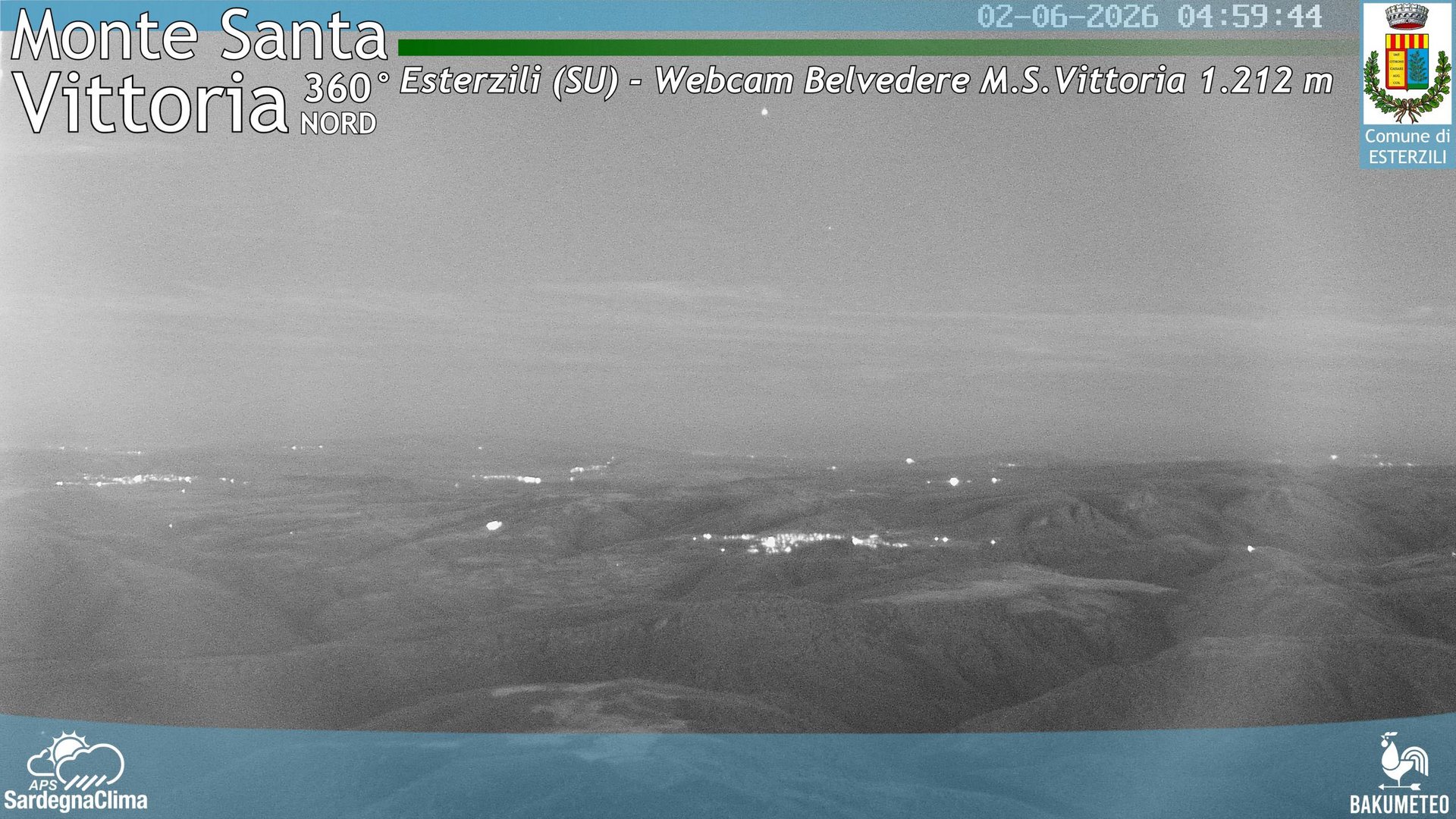 time-lapse frame, Asuni San Giovanni webcam
