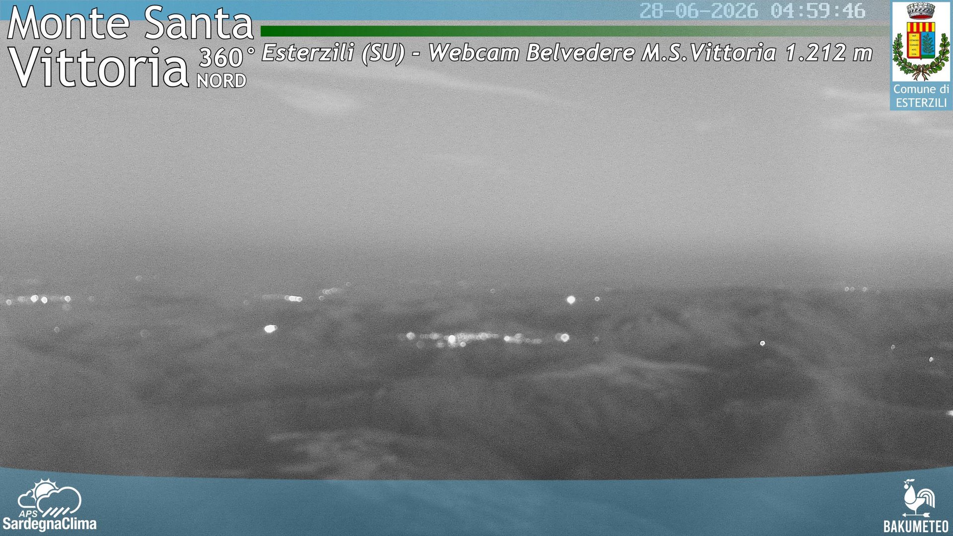 time-lapse frame, Asuni San Giovanni webcam