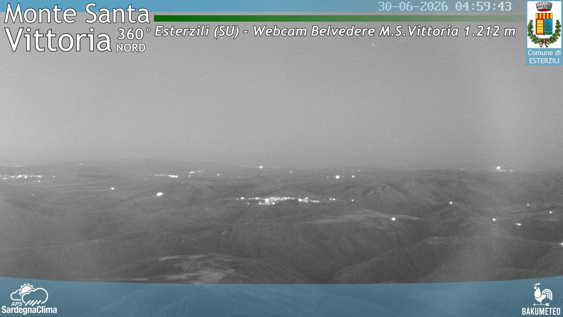 time-lapse frame, Asuni San Giovanni webcam