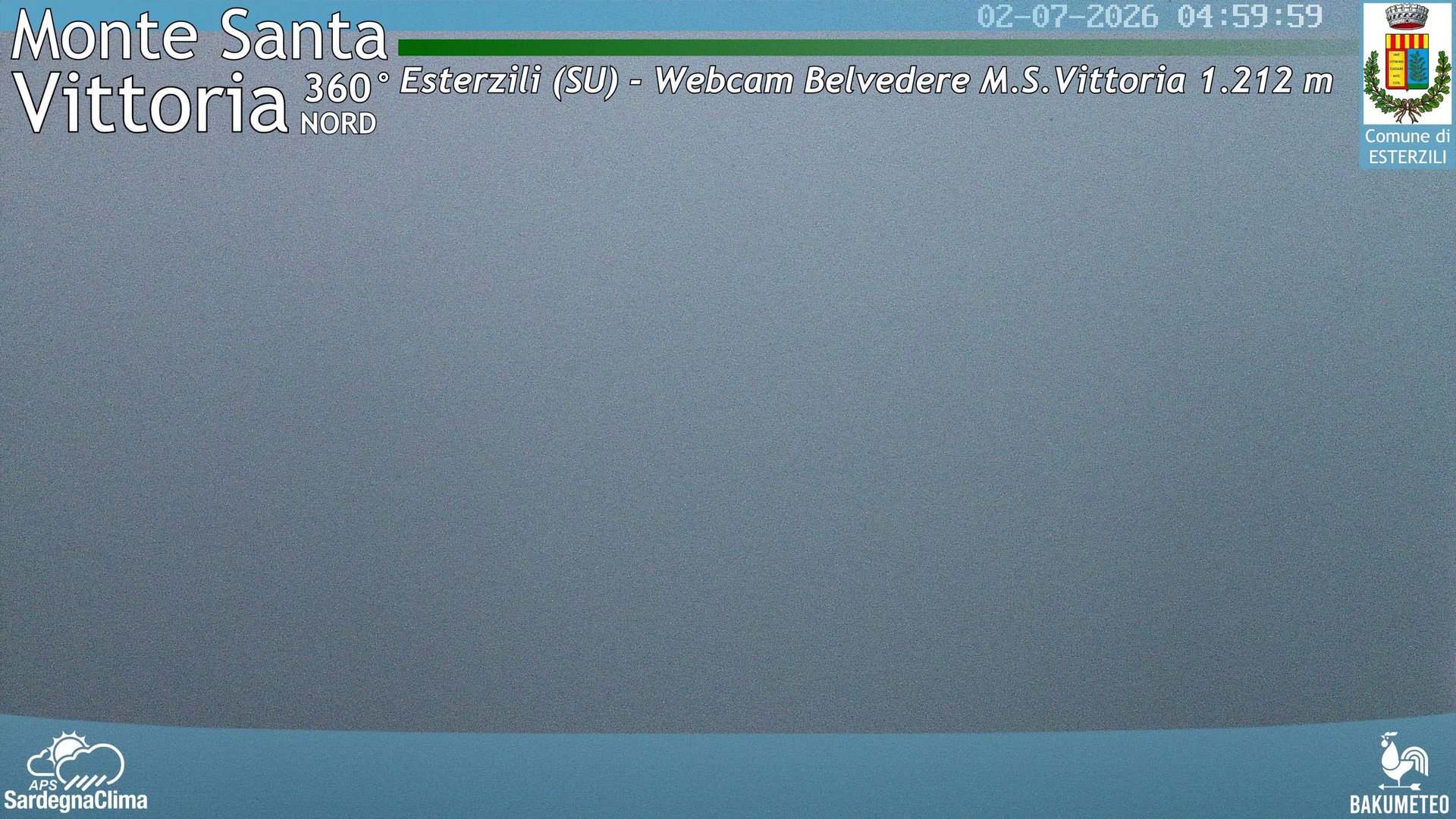 time-lapse frame, Asuni San Giovanni webcam