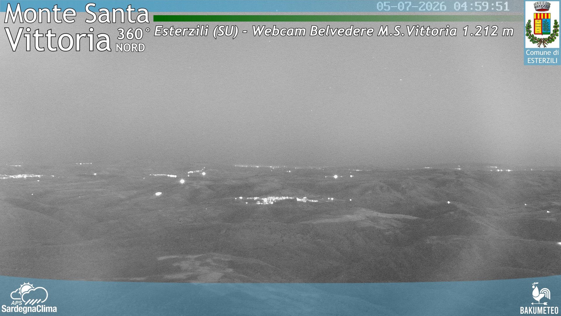 time-lapse frame, Asuni San Giovanni webcam