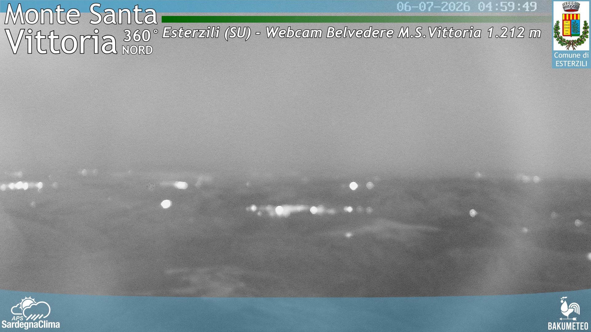 time-lapse frame, Asuni San Giovanni webcam