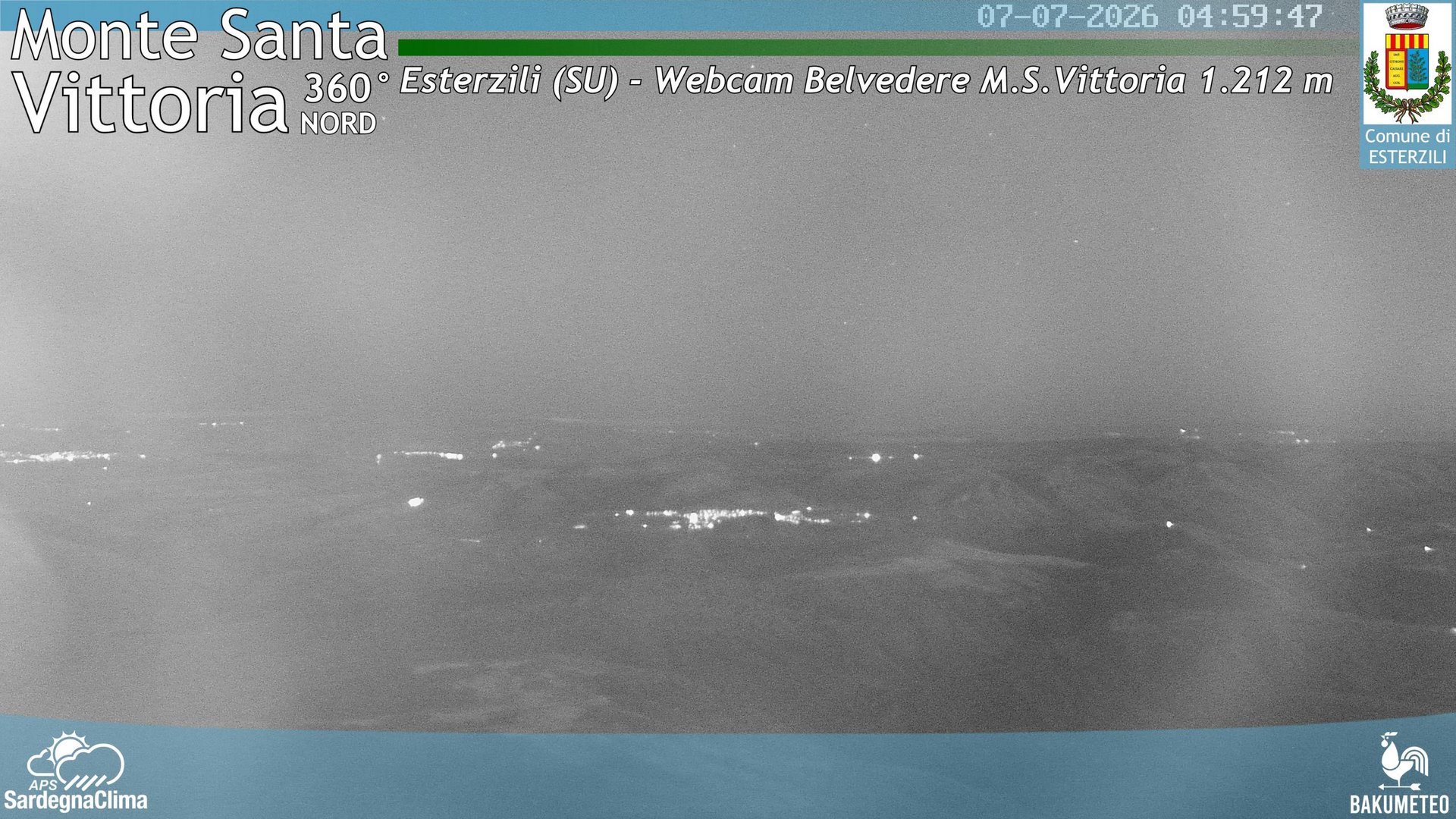 time-lapse frame, Asuni San Giovanni webcam