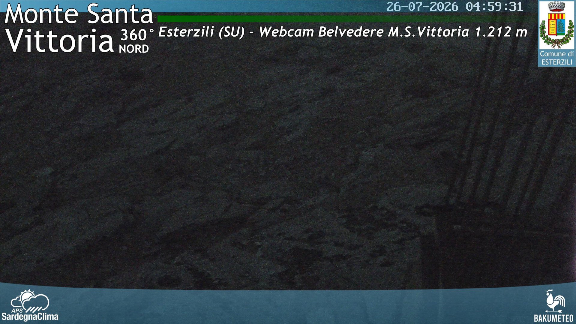 time-lapse frame, Asuni San Giovanni webcam