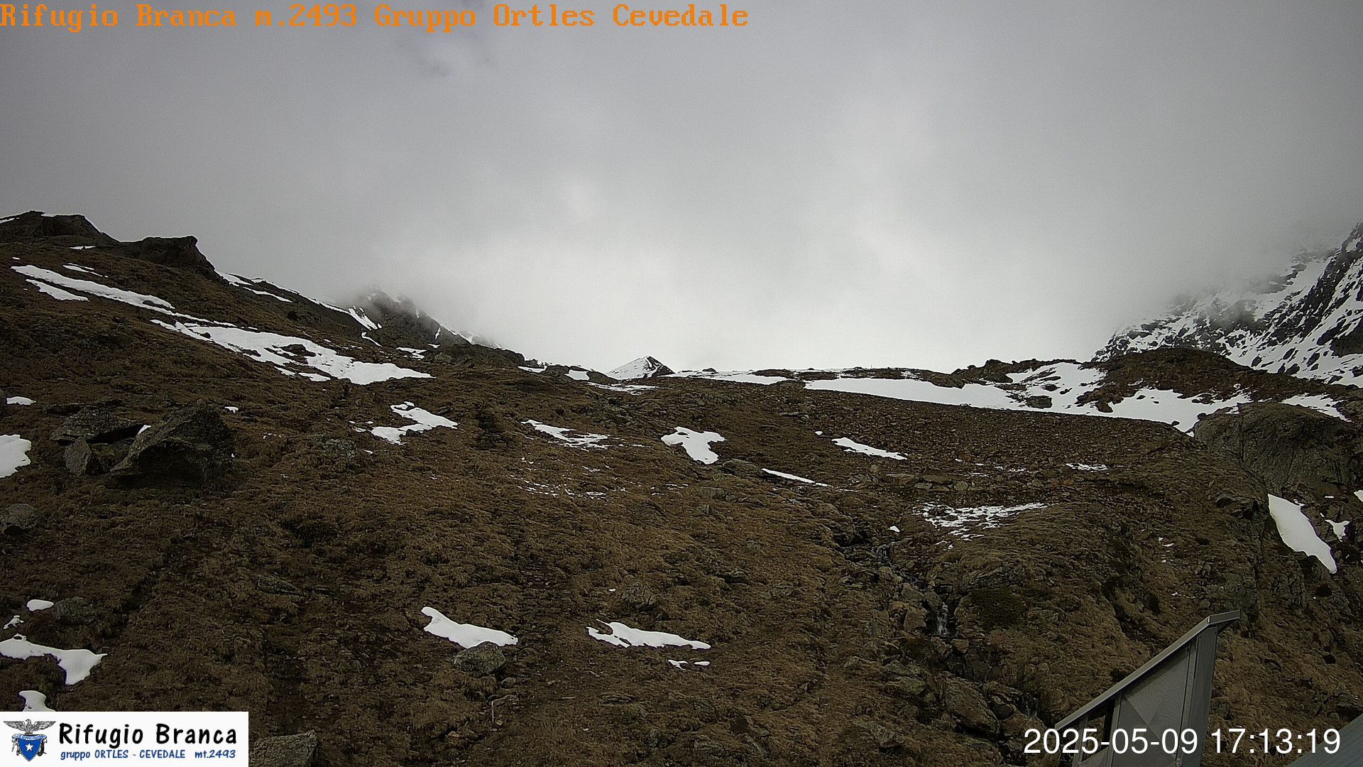 time-lapse frame, Rifugio Branca  Cevedale webcam
