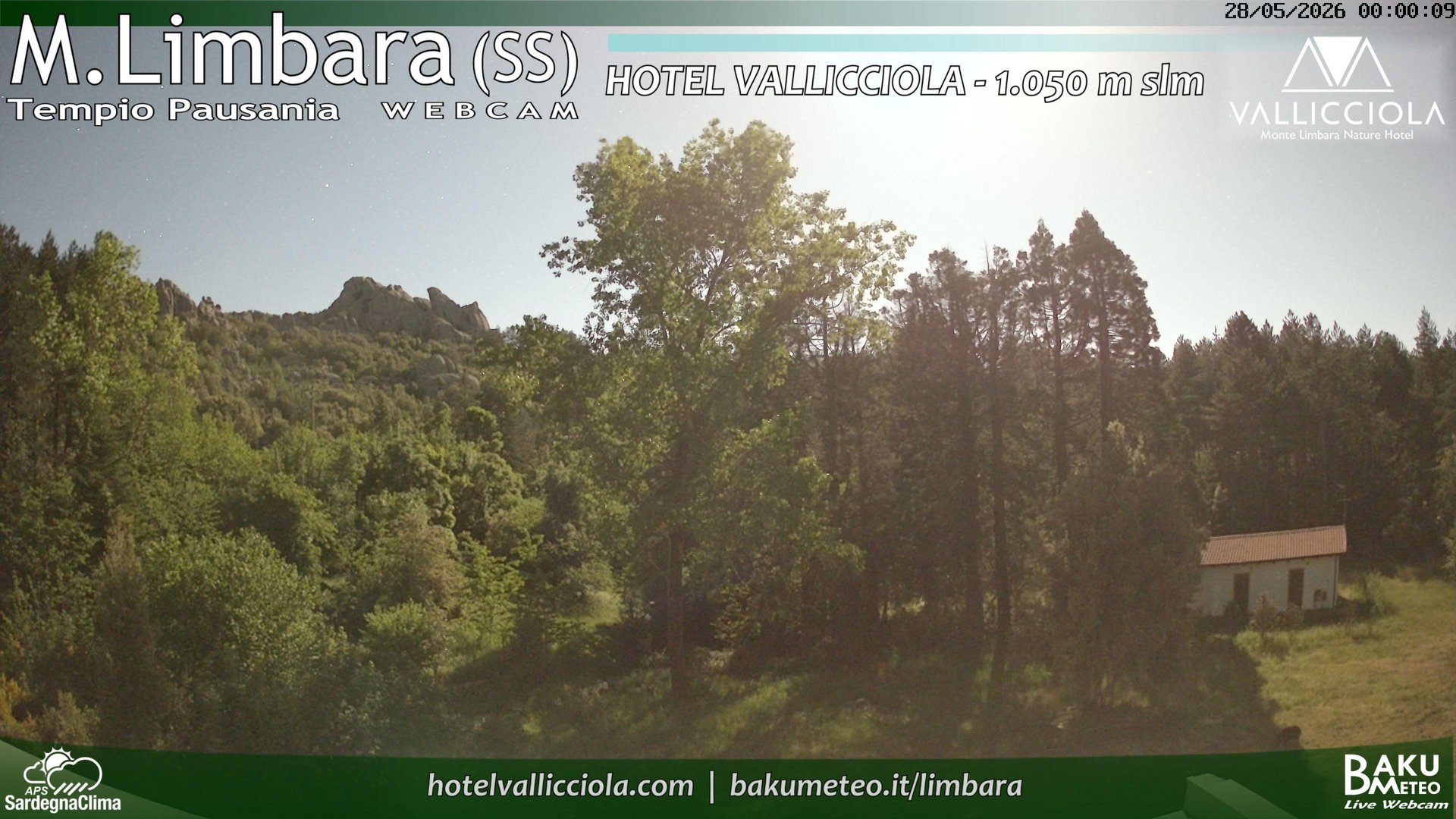 time-lapse frame, Monte Limbara Vallicciola webcam
