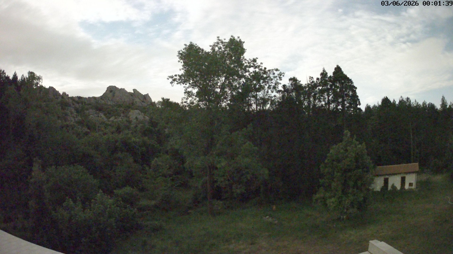 time-lapse frame, Monte Limbara Vallicciola webcam