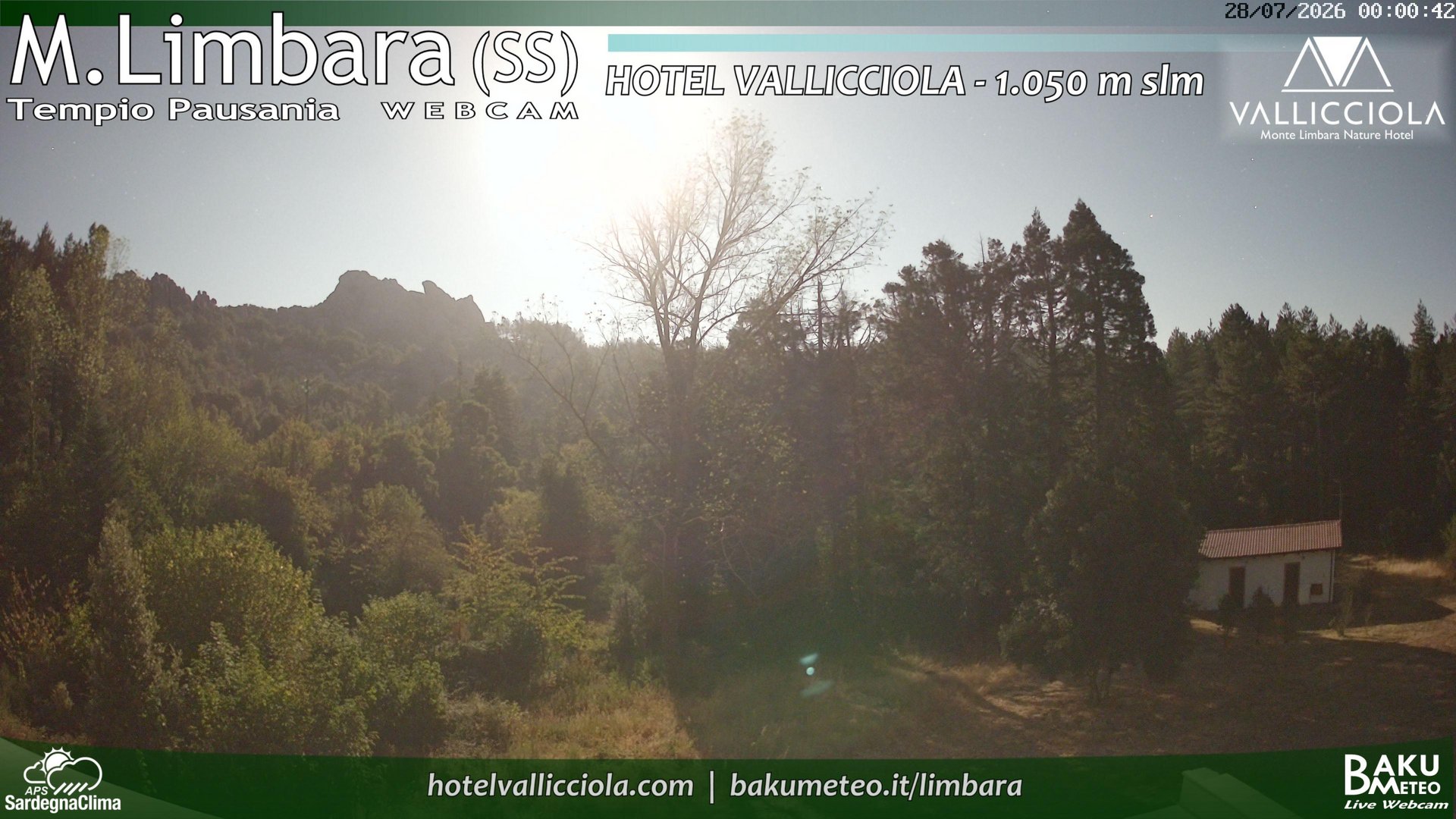 time-lapse frame, Monte Limbara Vallicciola webcam