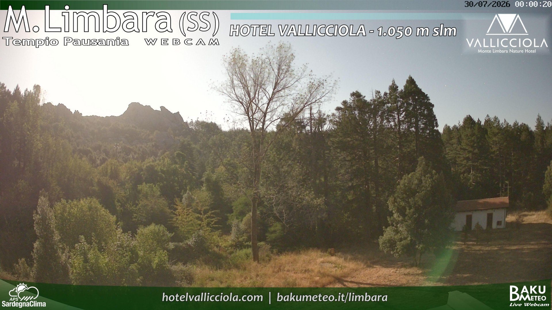 time-lapse frame, Monte Limbara Vallicciola webcam
