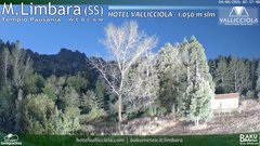 view from Monte Limbara Vallicciola on 2026-08-04