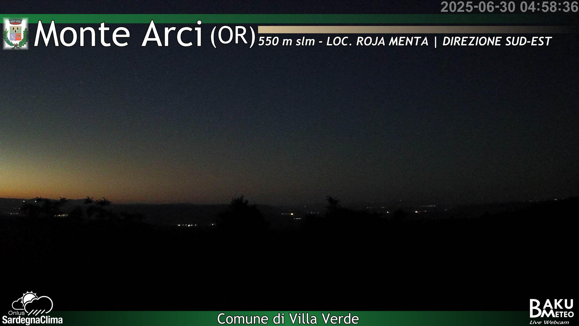time-lapse frame, Roja Menta webcam