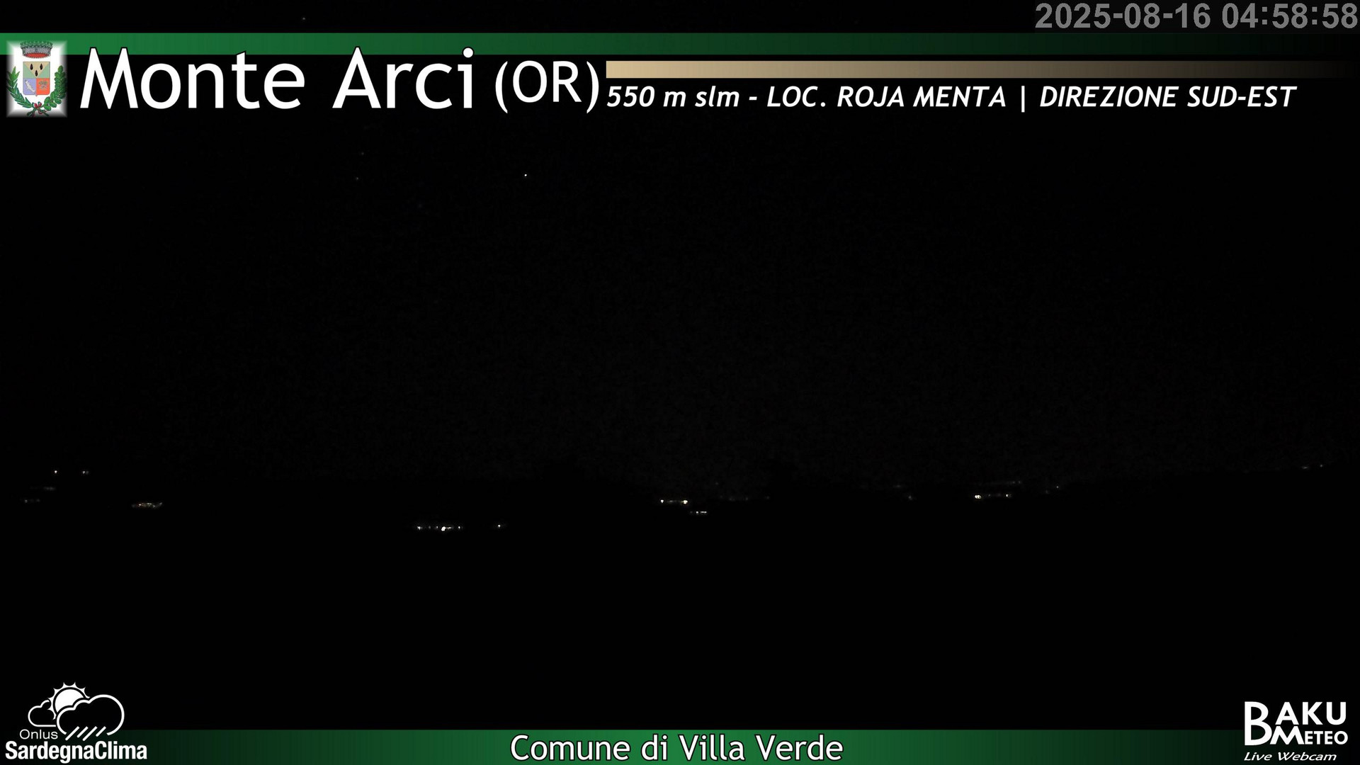 time-lapse frame, Roja Menta webcam