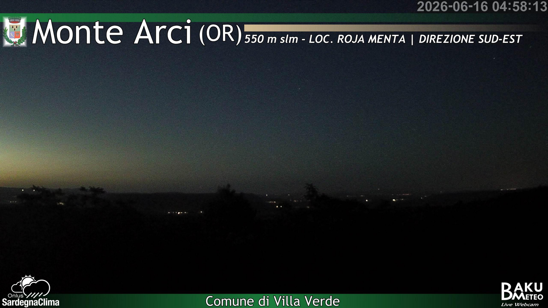 time-lapse frame, Roja Menta webcam