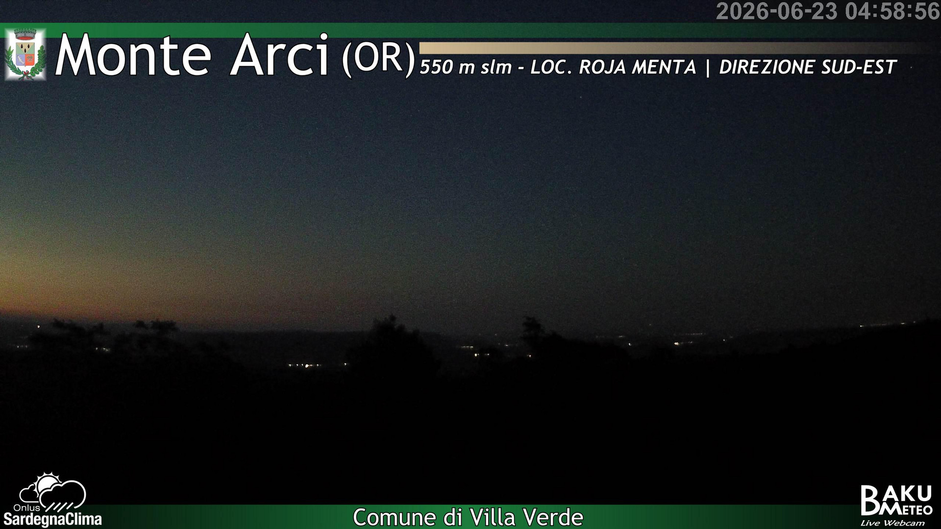 time-lapse frame, Roja Menta webcam