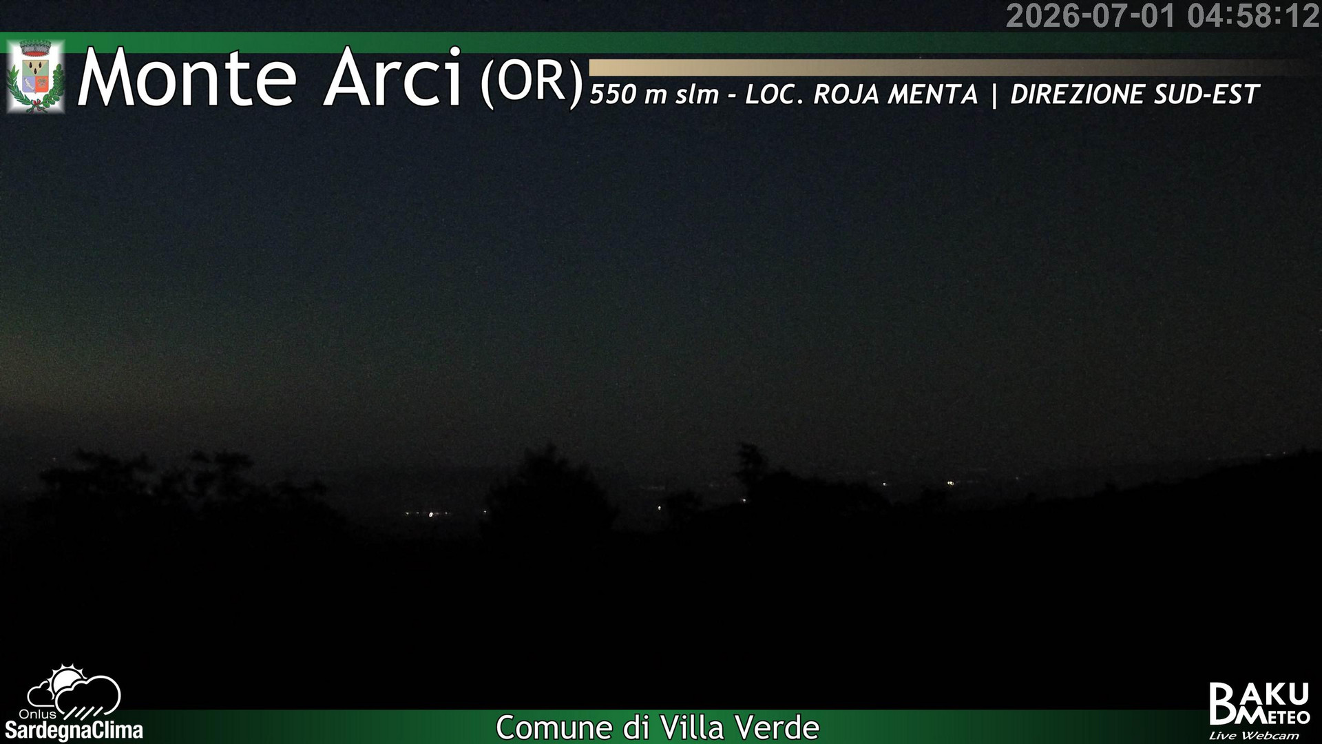 time-lapse frame, Roja Menta webcam