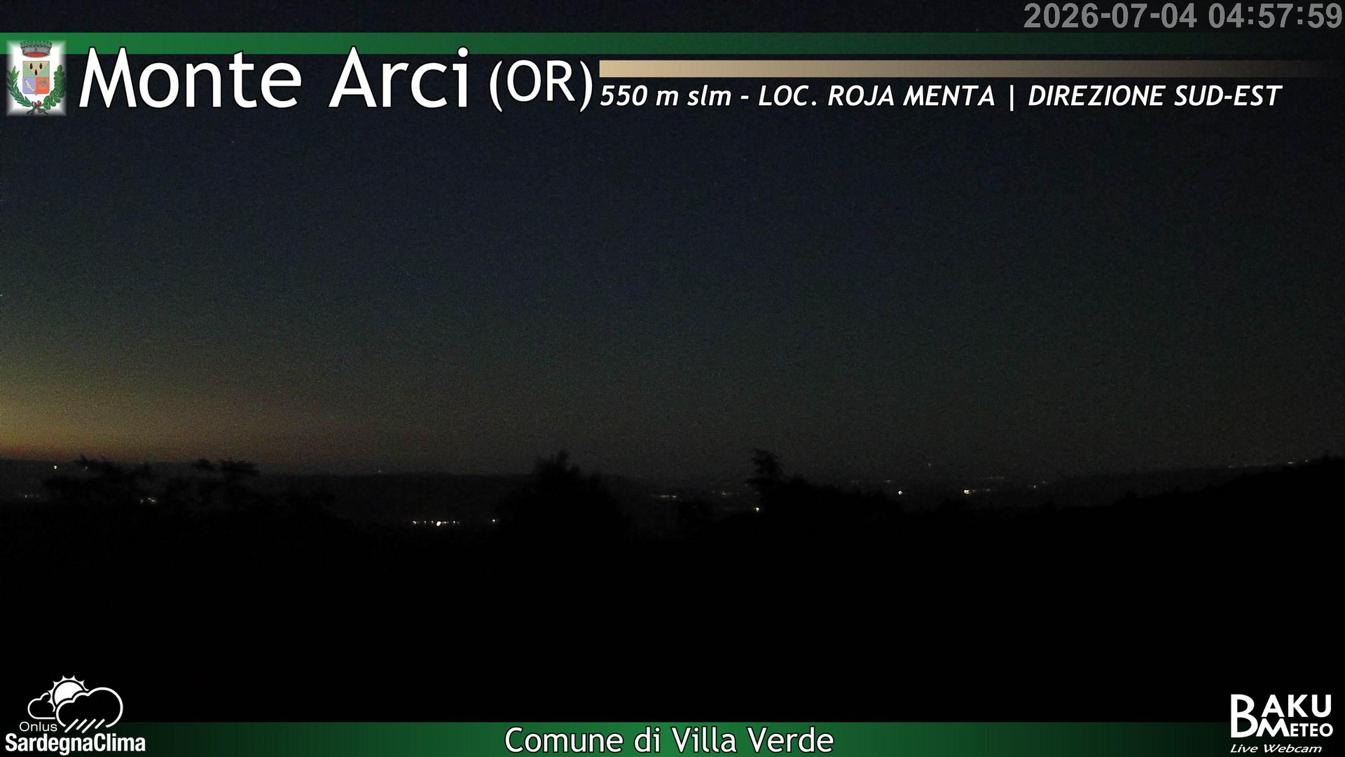 time-lapse frame, Roja Menta webcam