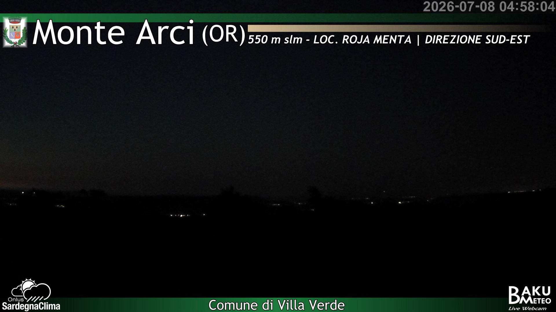 time-lapse frame, Roja Menta webcam