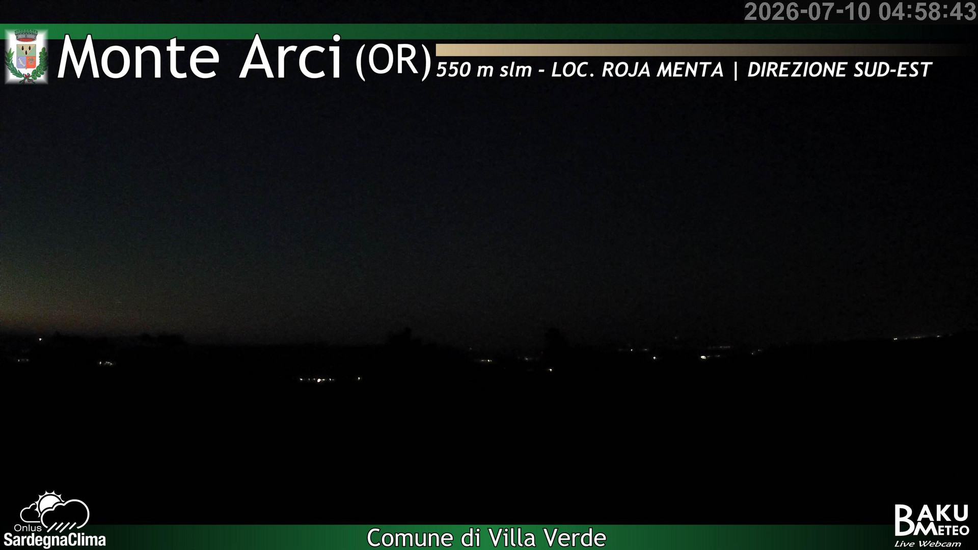 time-lapse frame, Roja Menta webcam