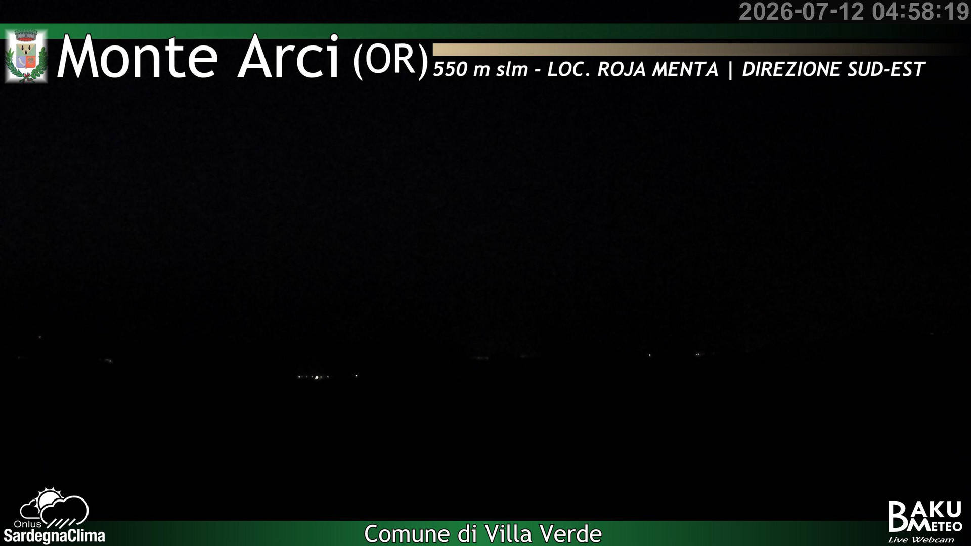 time-lapse frame, Roja Menta webcam