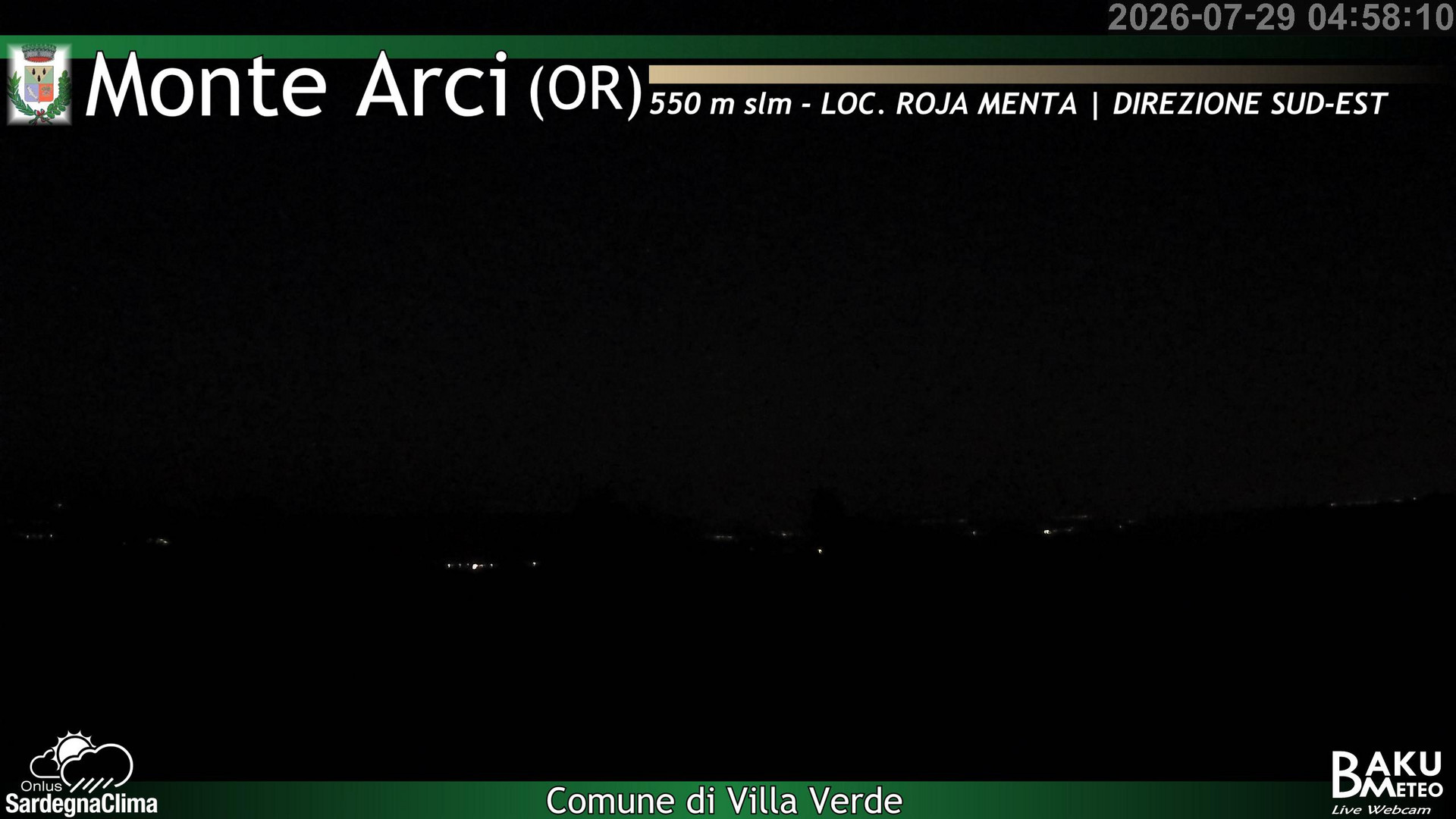 time-lapse frame, Roja Menta webcam